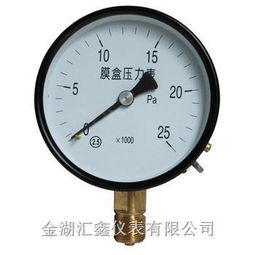 探析膜盒压力表市场价格与选购指南