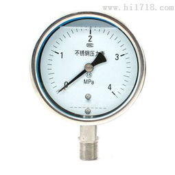 结实稳定，值得信赖——上海HOMIC不锈钢耐震压力表Y-150B FZ详解